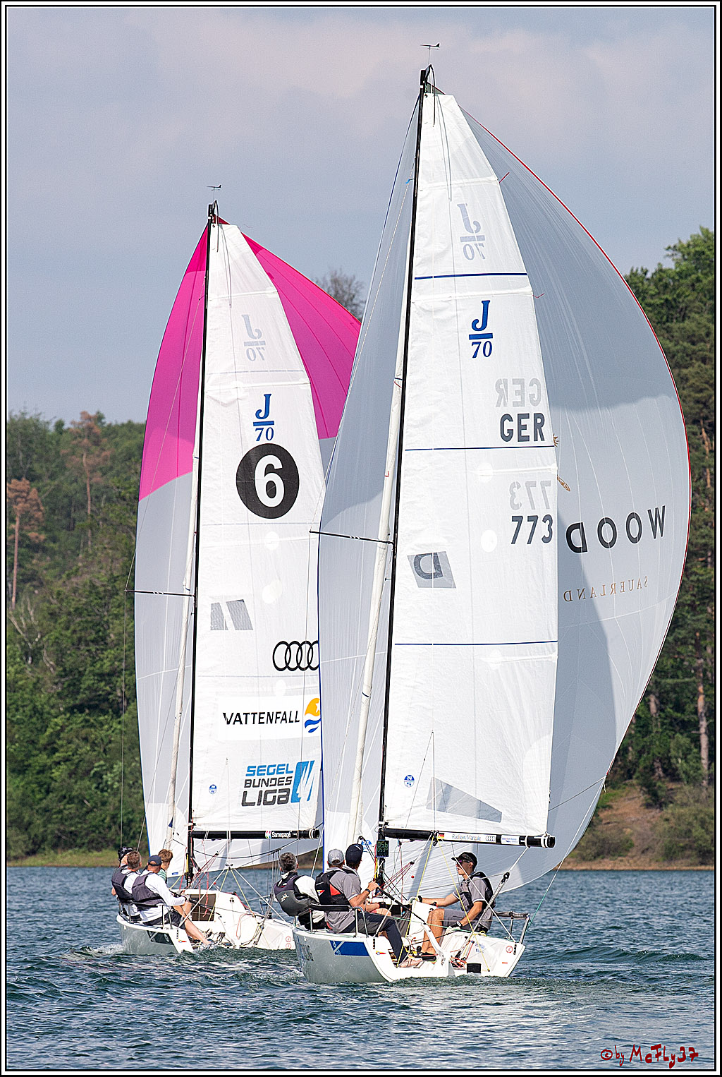 J70 - WOODLAND, 12.06.2021 Segelboot; Segeln; Woodland; Spinnaker; J70; Sorpesee; Sauerland